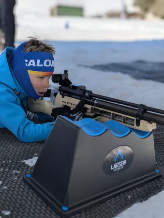Stage Biathlon Enfants (8-12 ans)  - Activité Jura - Stage d'une semaine avec 5 cours de 2H, pour découvrir et se...
