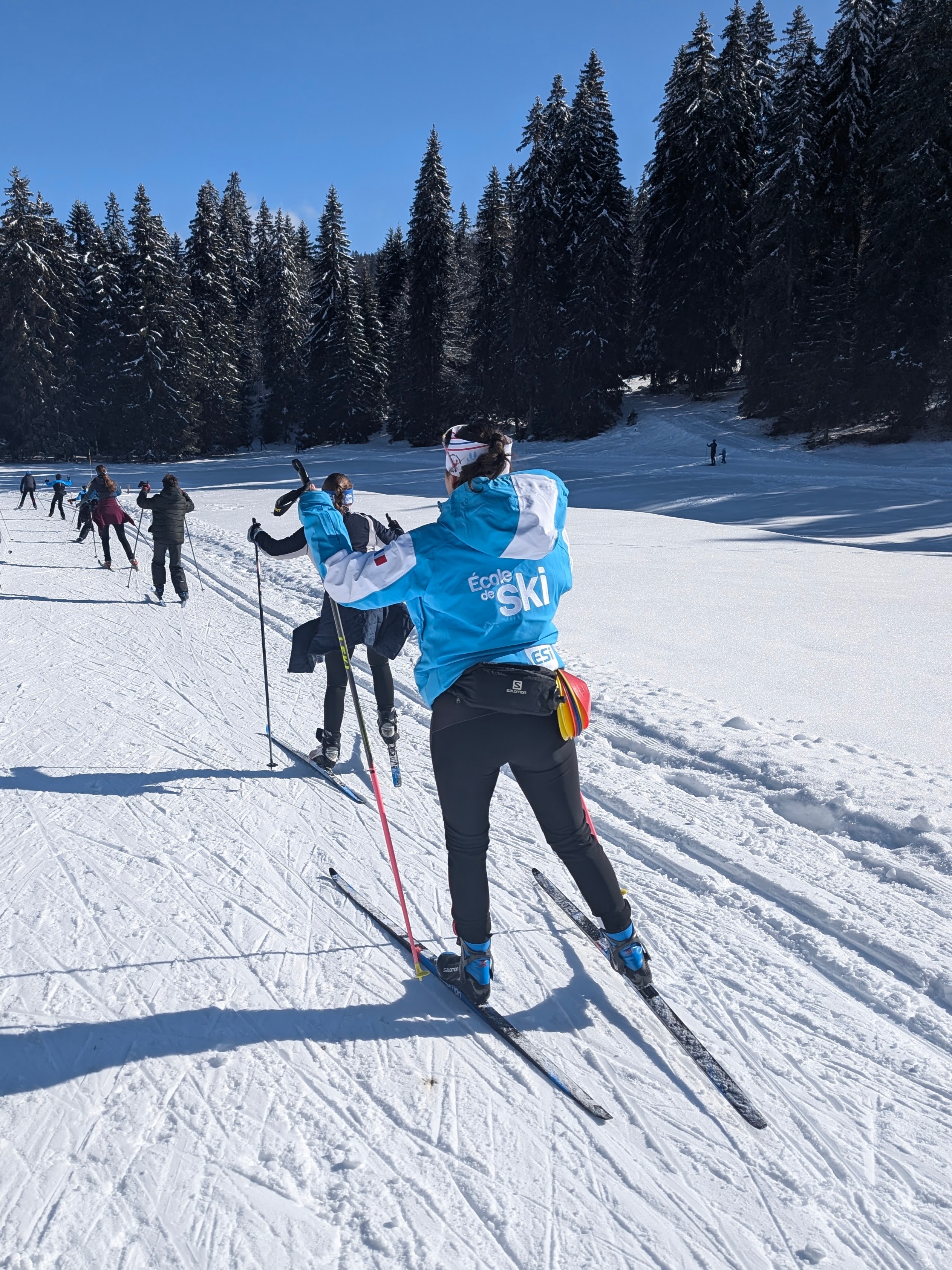 Cours de ski de fond collectifs - Jura - Activité Jura - En technique classique ou skating, profitez de l'émulation...