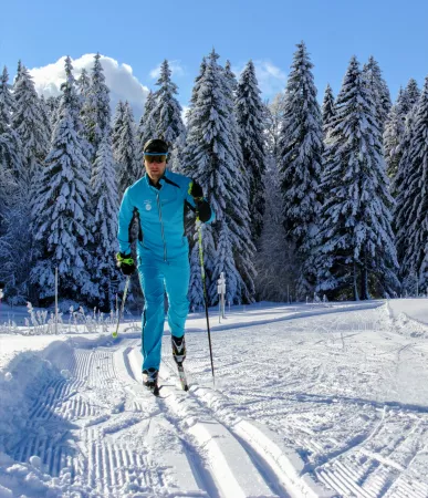 cours privé ski de fond Classique - Jura - Activité Jura - Aussi appelé "alternatif", le ski en style...