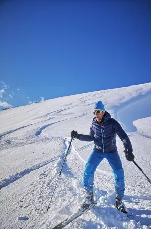 Ski de rando Sensation - Activité Jura - Sortie en ski de randonnée avec un dénivelé plus conséquent (+700m de...