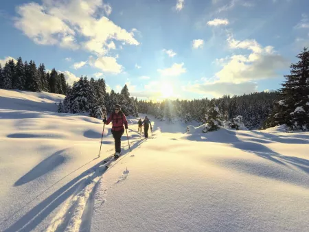 Ski de rando journée Fondue - Activité Jura - Une belle journée pour profiter pleinement de notre beau massif sauvage....