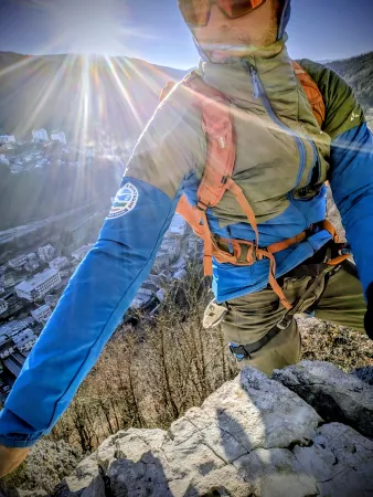 Via ferrata hivernale  - Activité Jura - Une belle expérience verticale en hiver