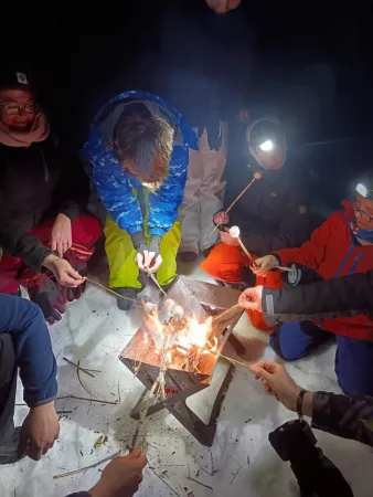 Semi-nocturne Igloo et chamalow  - Activité Jura - Une fin d'après-midi dépaysante en famille(s), où les plus...