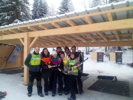 SEMINAIRE : Challenge Ludique sur neige ou hors neige - Activité Jura - Des équipes s'affrontent dans la bonne...