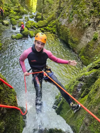 Canyon du Flumen - Canyoning - Activité Jura - Un canyon impressionnant et sportif avec de nombreux rappels