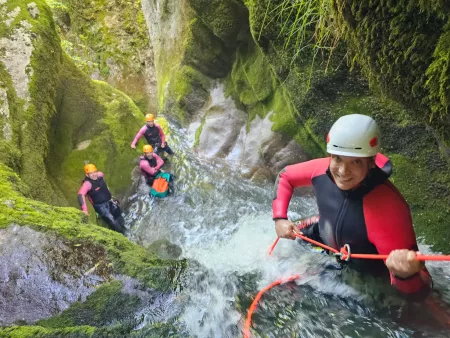 Canyon du Flumen - Canyoning - Activité Jura - Un canyon impressionnant et sportif avec de nombreux rappels