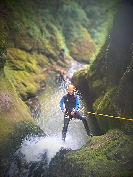 Canyon du Flumen - Canyoning - Activité Jura - Un canyon impressionnant et sportif avec de nombreux rappels