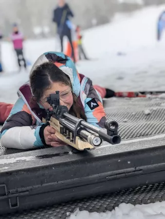 Stage Biathlon enfants (8-12 ans) - Activité Jura - Stages d'une semaine avec 5 cours de 2H, pour découvrir et se...