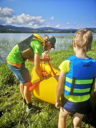 Packraft dans le Haut Jura - Activité Jura - Nouvelle activité pour les férus de grands espaces ! Une découverte...