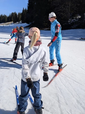 Cours de ski de fond en famille - Station des Rousses - Neige dans le Jura - Un cours de ski  pour profiter ensemble et...