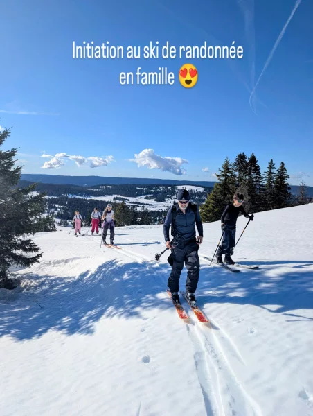 Ski de randonnée en famille