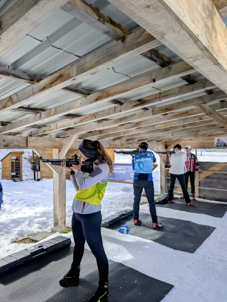 Tir debout biathlon adulte