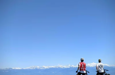 Crêtes du Jura en VTT - Activité Jura - A vous la belle vue sur les Grandes Alpes et le Mont-Blanc !! Parcours dans...