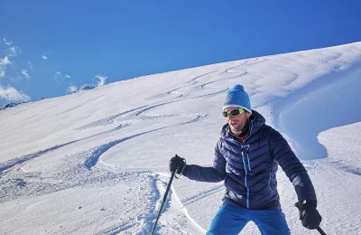 Ski de rando Sensation - Activité Jura - Sortie en ski de randonnée avec un dénivelé plus conséquent (+700m de...