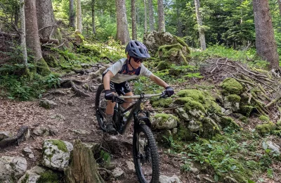 Bike park du Fort des Rousses - Activité Jura - Une belle sortie en VTT pour progresser techniquement sur de magnifiques...